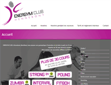 Tablet Screenshot of energym-hennebont.fr